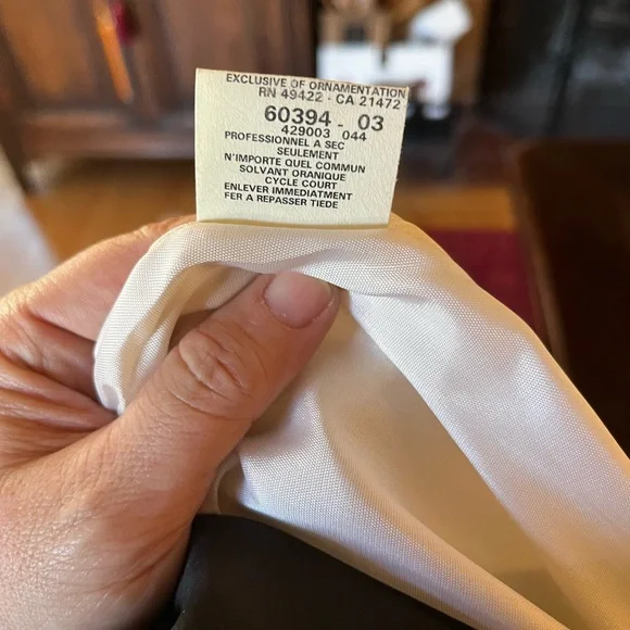 Scott McClintock Formal Strapless Black and White Dress - Picture 5 of 6